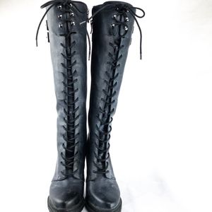 BCBGeneration Knee high combat boots- New